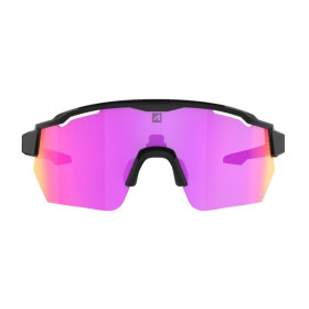 Lunettes AZR RACE RX NOIRE avec ECRAN ROSE - Lunettes solaires Vélo et Triathlon