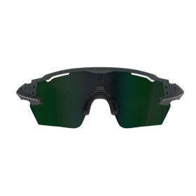 Lunettes AZR RACE RX CARBONE MATE avec ECRAN VERT - Lunettes solaires Vélo et Triathlon