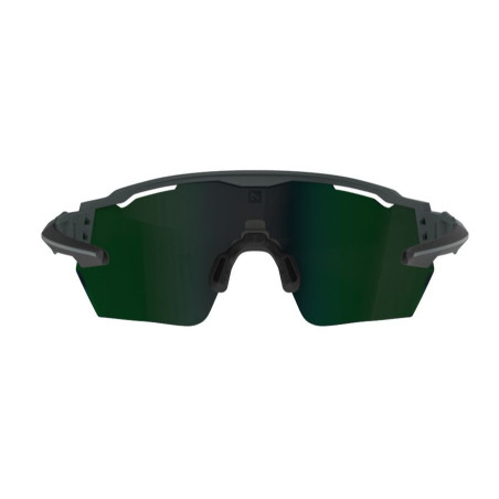 Lunettes AZR RACE RX CARBONE MATE avec ECRAN VERT - Lunettes solaires Vélo et Triathlon | Planetecycle