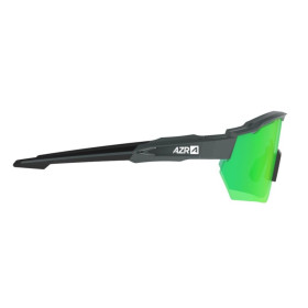 Lunettes AZR RACE RX CARBONE MATE avec ECRAN VERT - Lunettes solaires Vélo et Triathlon