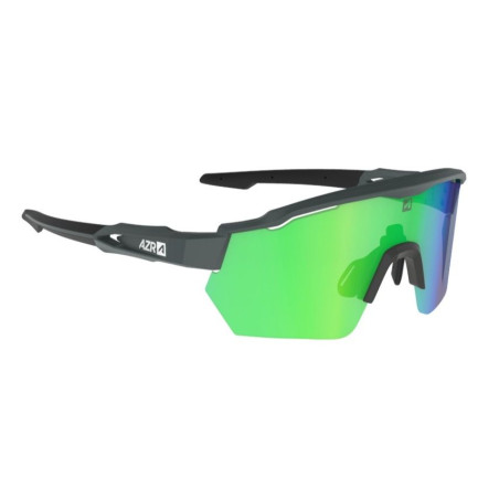 Lunettes AZR RACE RX CARBONE MATE avec ECRAN VERT - Lunettes solaires Vélo et Triathlon | Planetecycle