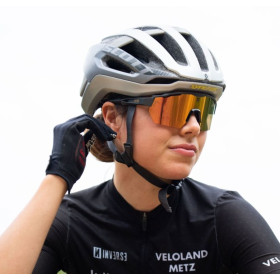 Lunettes AZR RACE RX NOIRE avec ECRAN OR - Lunettes solaires Vélo et Triathlon