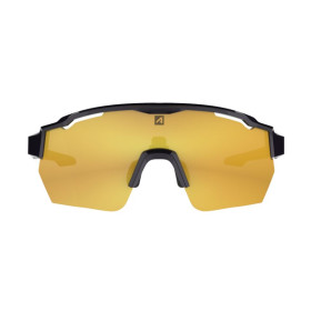 Lunettes AZR RACE RX NOIRE avec ECRAN OR - Lunettes solaires Vélo et Triathlon