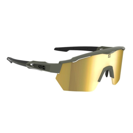 Lunettes AZR RACE RX KAKY MATE avec ECRAN JAUNE - Lunettes solaires Vélo et Triathlon | Planetecycle