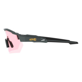 Lunettes AZR KROMIC RACE RX CARBONE MATE avec ECRAN ROSE PHOTOCHROMIQUE - Lunettes solaires Vélo et Triathlon