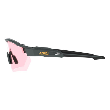 Lunettes AZR KROMIC RACE RX CARBONE MATE avec ECRAN ROSE PHOTOCHROMIQUE - Lunettes solaires Vélo et Triathlon | Planetecycle