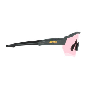 Lunettes AZR KROMIC RACE RX CARBONE MATE avec ECRAN ROSE PHOTOCHROMIQUE - Lunettes solaires Vélo et Triathlon