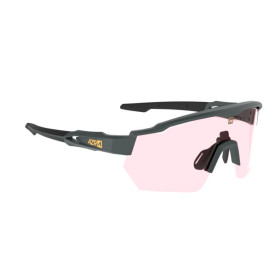 Lunettes AZR KROMIC RACE RX CARBONE MATE avec ECRAN ROSE PHOTOCHROMIQUE - Lunettes solaires Vélo et Triathlon