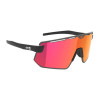 Lunettes AZR FLASH RX NOIRE MATE avec ECRAN ROUGE - Lunettes solaires Vélo et Triathlon