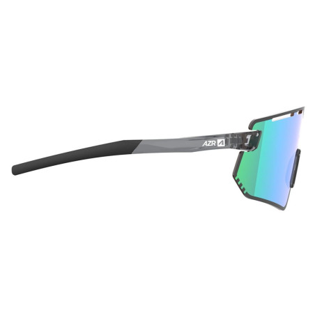 Lunettes AZR FLASH RX NOIRE CRYSTALE VERNIE avec ECRAN VERT - Lunettes solaires Vélo et Triathlon | Planetecycle