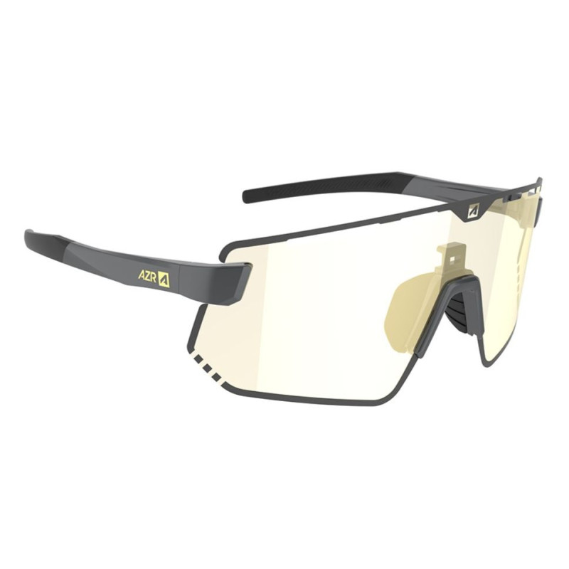 Lunettes AZR KROMIC FLASH RX CARBONE MATE avec ECRAN IRISE GOLD PHOTOCHROMIQUE - Lunettes solaires Vélo et Triathlon | Planetecycle