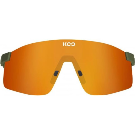 Koo NOVA Olive Green Matt Orange - Lunettes Solaires Cyclisme et Triathlon | Planetecycle