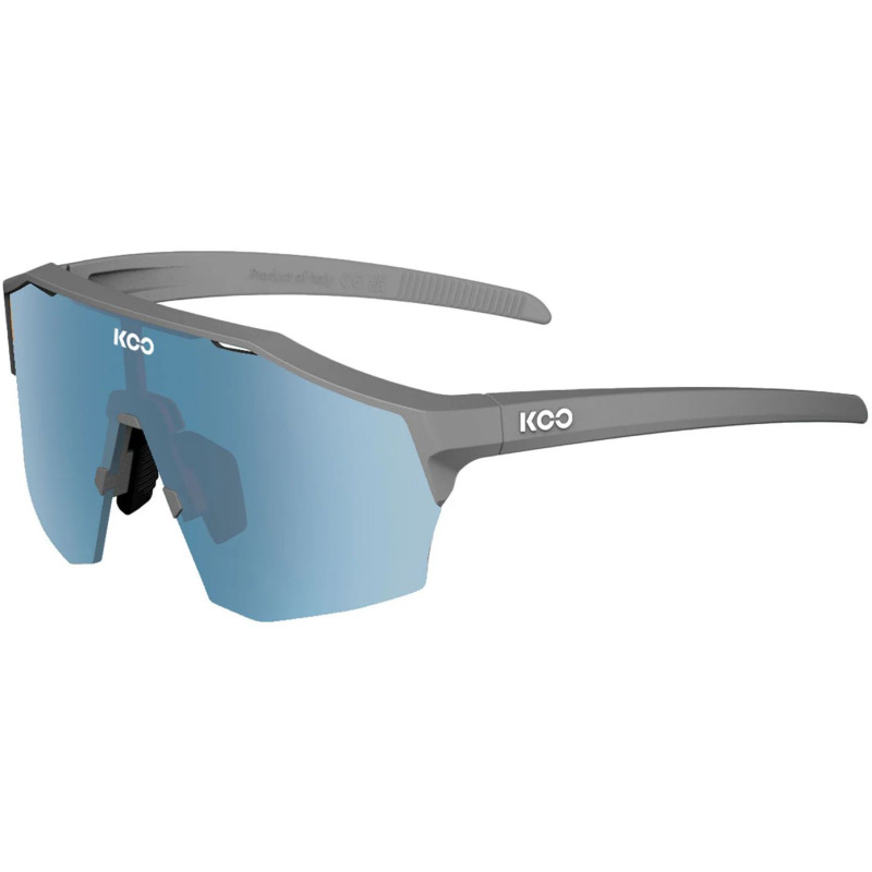 Koo ALIBI Grey Matt - Turquoise - Lunettes Solaires Cyclisme et Triathlon | Planetecycle