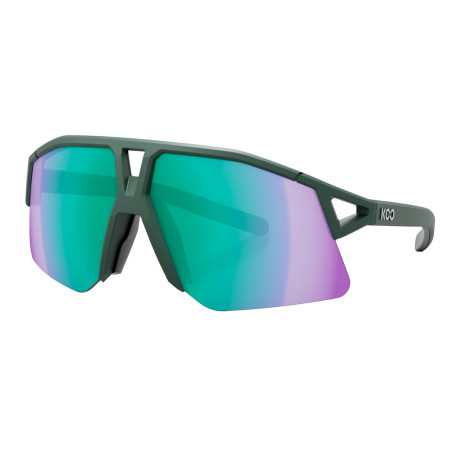 Koo HYPE - Matt - Forest Green / L.Green Mirror - Lunettes de soleil cyclisme  | Planetecycle