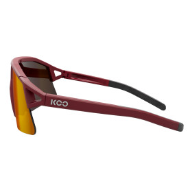 Koo HYPE - Matt - Dark Red / L.Red Mirror - Lunettes de soleil cyclisme 
