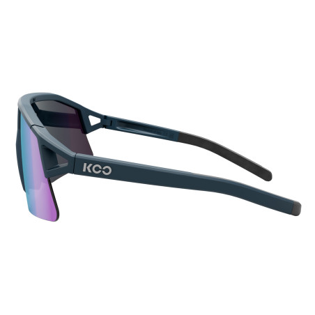 Koo HYPE - Matt - Dark Blue / L.Turquoise Mirror - Lunettes de soleil cyclisme  | Planetecycle
