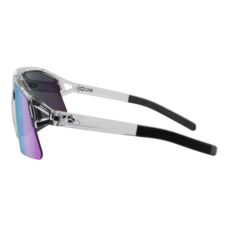 Koo HYPE - Crystal / L.Turquoise Mirror - Lunettes de soleil cyclisme  | Planetecycle
