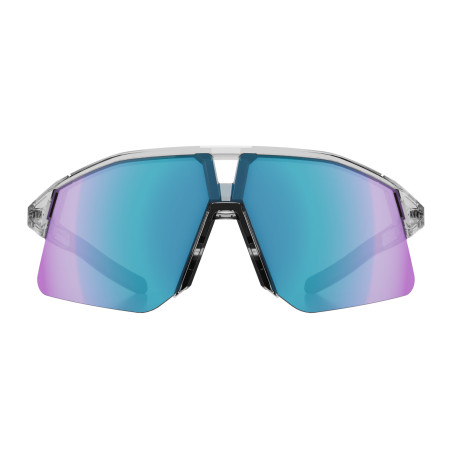 Koo HYPE - Crystal / L.Turquoise Mirror - Lunettes de soleil cyclisme  | Planetecycle