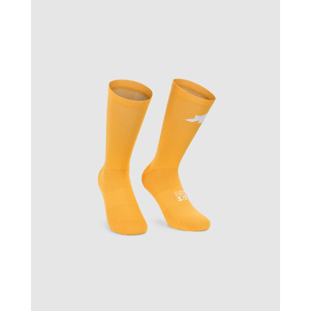 ASSOS RACING SOCKS S11 Flame Orange - Chaussettes hautes cyclisme | Planetecycle