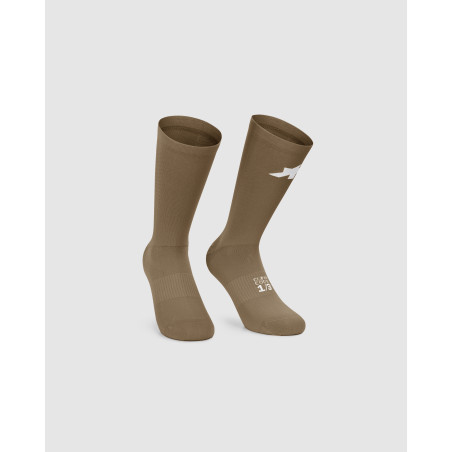 ASSOS RACING SOCKS S11 Terra Sand - Chaussettes hautes cyclisme | Planetecycle