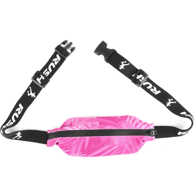 Ceinture RUSH Large Running Pocket - HAWAI PINK - Ceinture extensible porte gels, nutrition, telephone ... | Planetecycle