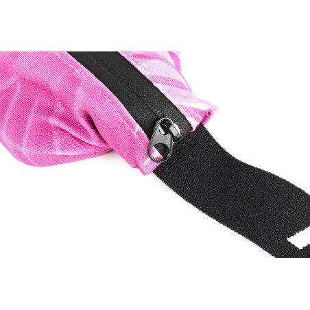 Ceinture RUSH Large Running Pocket - HAWAI PINK - Ceinture extensible porte gels, nutrition, telephone ... | Planetecycle