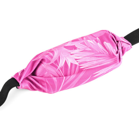 Ceinture RUSH Large Running Pocket - HAWAI PINK - Ceinture extensible porte gels, nutrition, telephone ... | Planetecycle