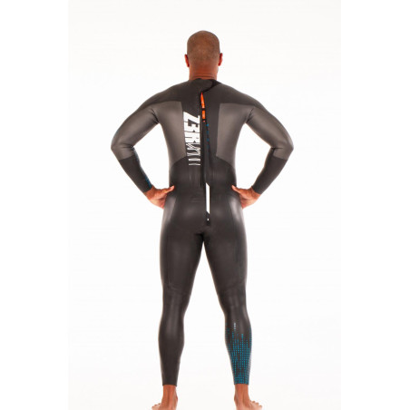 ZEROD ARCHI Homme - Black Blue - Combinaison Triathlon Homme | Planetecycle