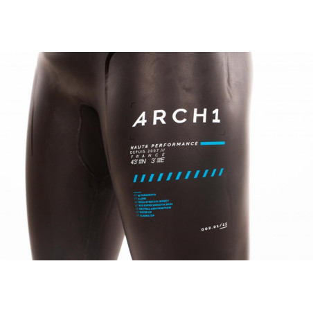 ZEROD ARCHI Homme - Black Blue - Combinaison Triathlon Homme | Planetecycle