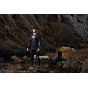 ZEROD ARCHI Homme - Black Blue - Combinaison Triathlon Homme 