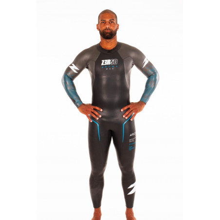 ZEROD ARCHI MAX Homme - Black Blue - Combinaison Triathlon Homme | Planetecycle