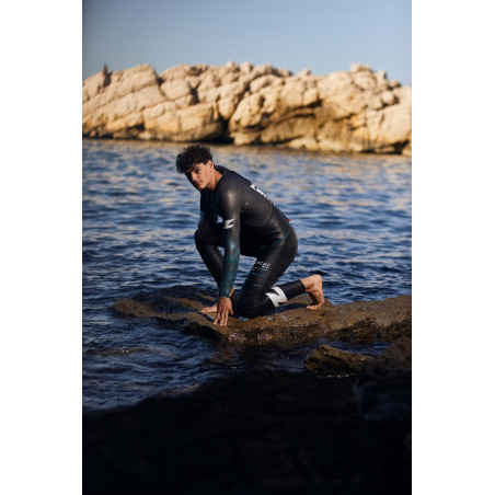 ZEROD ARCHI MAX Homme - Black Blue - Combinaison Triathlon Homme | Planetecycle