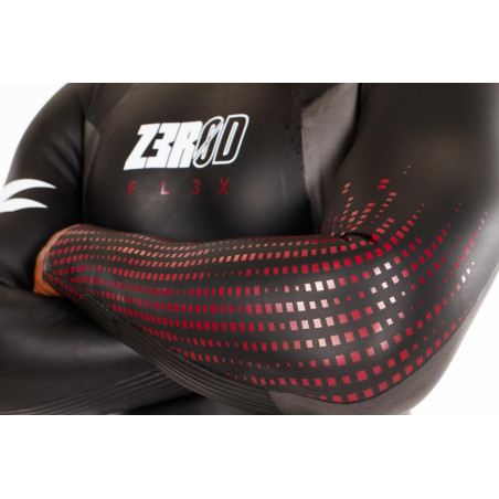 ZEROD FLEX Homme - Black Red - Combinaison Triathlon Homme | Planetecycle