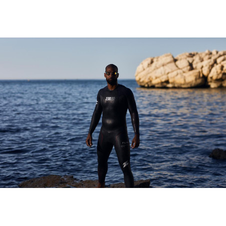ZEROD FLEX Homme - Black Red - Combinaison Triathlon Homme | Planetecycle