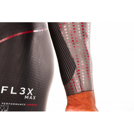 ZEROD FLEX MAX Homme - Black Red - Combinaison Triathlon | Planetecycle