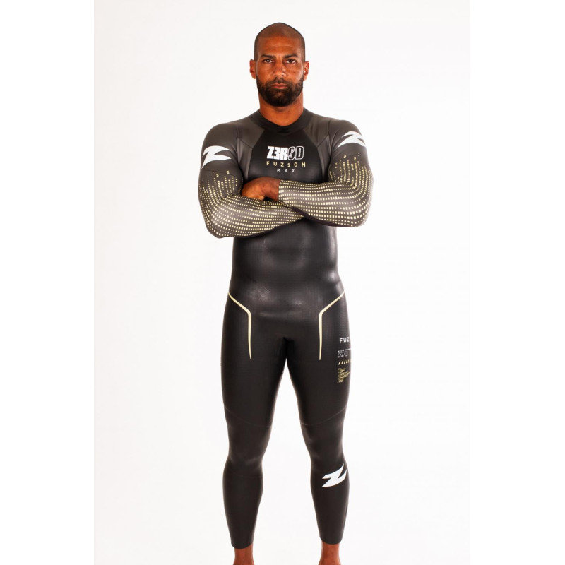  ZEROD FUZION MAX Homme Black Gold - Combinaison Triathlon | Planetecycle