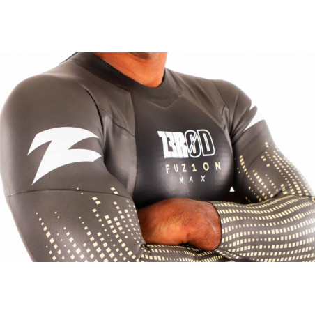  ZEROD FUZION MAX Homme Black Gold - Combinaison Triathlon | Planetecycle