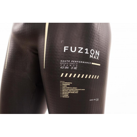  ZEROD FUZION MAX Homme Black Gold - Combinaison Triathlon | Planetecycle