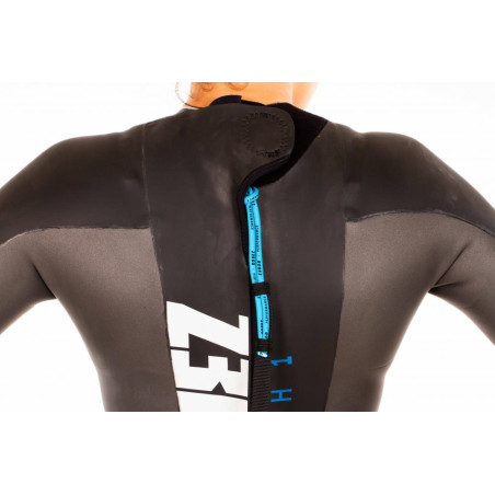 ZEROD ARCHI Femme Black Blue - Combinaison Triathlon Femme | Planetecycle