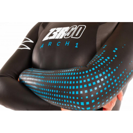 ZEROD ARCHI Femme Black Blue - Combinaison Triathlon Femme | Planetecycle