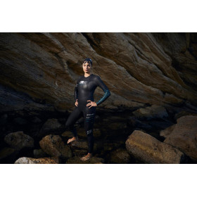 ZEROD ARCHI Femme Black Blue - Combinaison Triathlon Femme