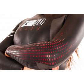 ZEROD FLEX Femme Black Red - Combinaison Triathlon Femme 