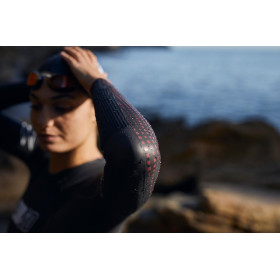 ZEROD FLEX Femme Black Red - Combinaison Triathlon Femme 