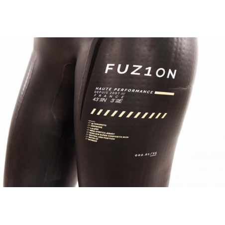 ZEROD FUZION Femme Black Gold - Combinaison Triathlon Femme | Planetecycle