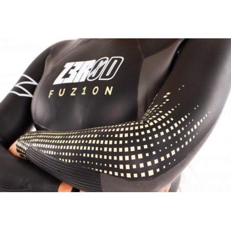 ZEROD FUZION Femme Black Gold - Combinaison Triathlon Femme | Planetecycle