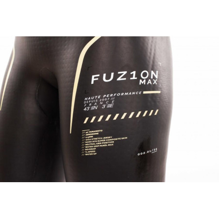 ZEROD FUZION MAX Femme Black Gold - Combinaison Triathlon Femme | Planetecycle