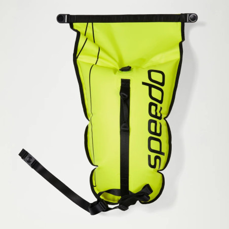 Bouée de sécurite avec sac étanche nage en eau libre / Swimrun SPEEDO TOW FLOAT - Flottabilité 125 Newtons | Planetecycle
