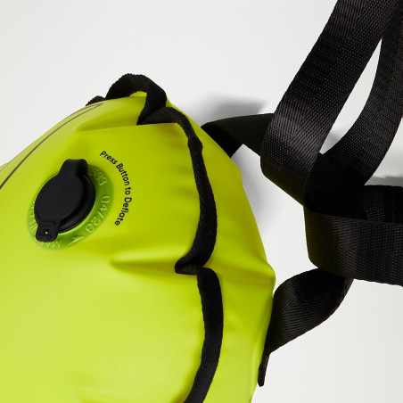 Bouée de sécurite nage en eau libre / Swimrun SPEEDO Tow Float Yellow - Flottabilité 80 Newtons | Planetecycle