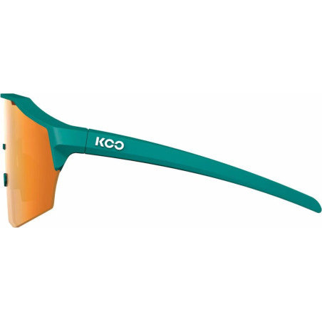 Koo ALIBI Persian Green Matt - Orange - Version Large - Lunettes Solaires Cyclisme et Triathlon | Planetecycle