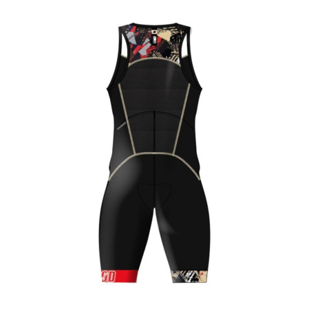 ZEROD START PSYCHO CHAMPAGNE Homme -Trifonction Triathlon sans manches | Planetecycle